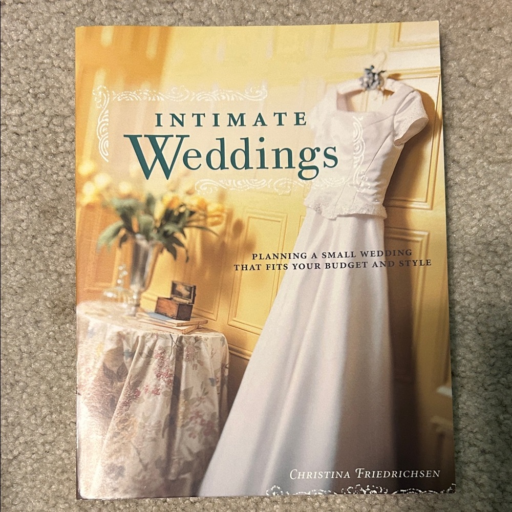 Intimate Weddings paperback book